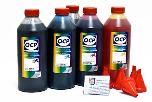 Комплект чернил OCP для 5-цветных принтеров Canon iPF 650/670/750/760/770/815/825/830/640/850, 1000 мл
